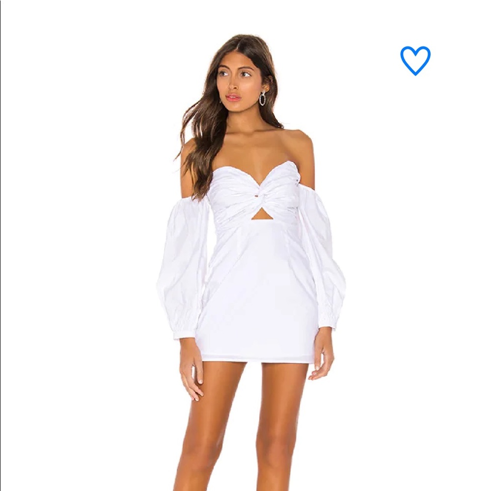 Superdown flynn ruched sleeve dress (revolve)